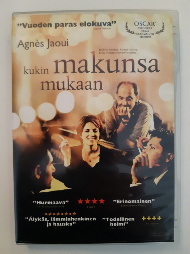 Kukin makunsa mukaan, Agnes Jaoui - DVD