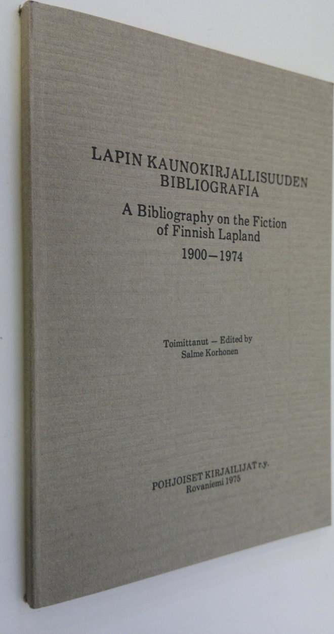 Salme (toim.) Korhonen : Lapin kaunokirjallisuuden biblio...