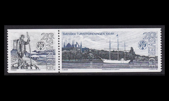 Ruotsi 1340-1p1 ** Turismiyhdistys 100v (1985)