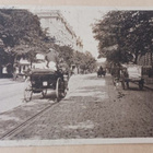 Helsinki, Bulevardi, vossikka, hevoskuljetus, mv pk, p. 1918 - pikkukuva 1