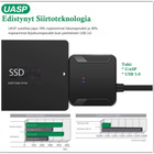 2,5/3,5" SATA - USB 3.0 kovalevyadapteri & virtalähde #31212 - pikkukuva 3
