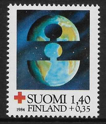 Punainen risti 1,40+0,35mk 1984 (LAPE 944) **