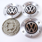 Volkswagen vannekeskiöt – 6 valepulttia, Kromi-hopea-teräs - pikkukuva 1