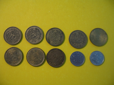 10 kpl 5 markkaa - 1931-1956