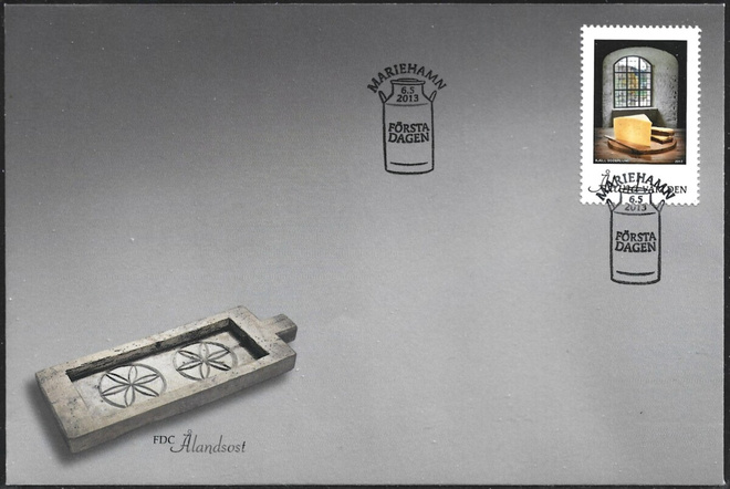 FDC Åland 2013  Omakuvapostimerkki 8  LaPe ÅL OK 8