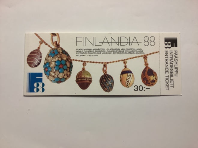 1988 Finlandia 88 A.Faberge, Postituore vihko