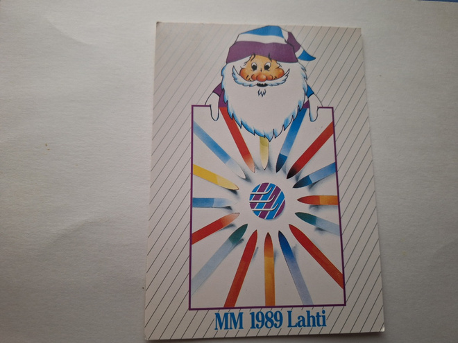 POSTIKORTTI MM LAHTI 1989