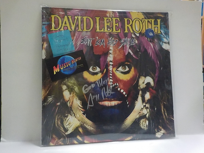 DAVID LEE ROTH  EAT EM AND SMILE EX+/EX+   LP+ GREGG NIMMARI