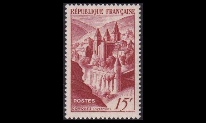 Ranska 823 ** Rakennus 15 Fr (1948)