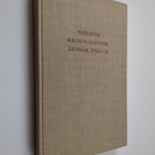 Nordisk kriminalistisk årsbok 1952-53 - pikkukuva 1