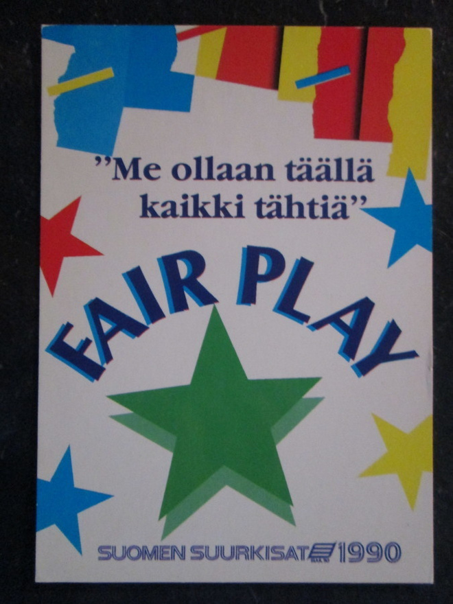 KULKEMATON SUOMEN SUURKISAT HELSINKI ESPOO VANTAA 1990