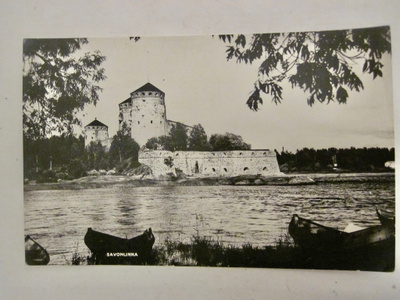 VANHA Postikortti Savonlinna 1951