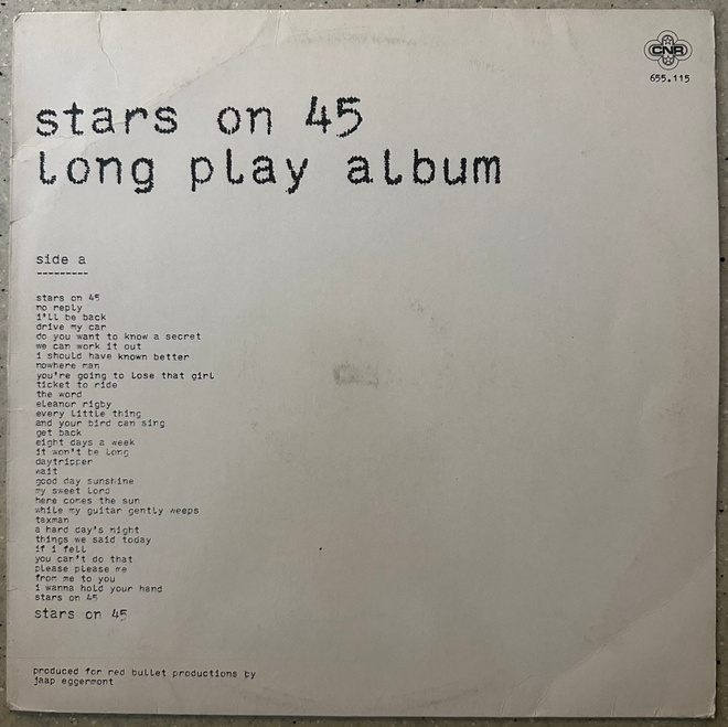 [LP] STARS ON 45: LONG PLAY ALBUM