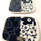 Marimekko Kollaasi lautanen unikko 60vuotta 12 x 15cm ,2kpl - pikkukuva 1