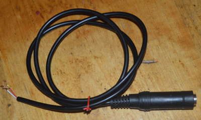 Audiokaapeli 6,35mm naarasliittimellä