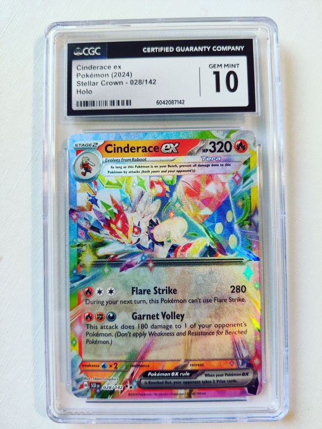 Cinderace ex Stellar Crown 028/142 CGC 10