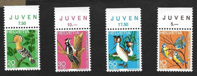Sveitsi - Pro Juventute 1970 (Mic. 936-939) ** sarja