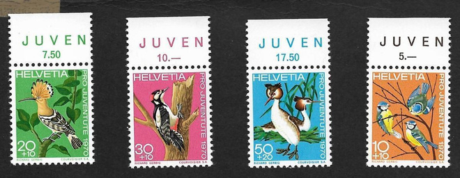Sveitsi - Pro Juventute 1970 (Mic. 936-939) ** sarja