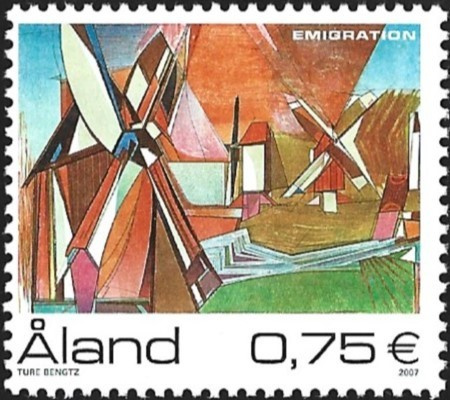 Åland 2007  Siirtolaisuus  0,75 €  ** LaPe 284