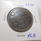 10  penniä  1895   kulkematon,    kl 9 - pikkukuva 5