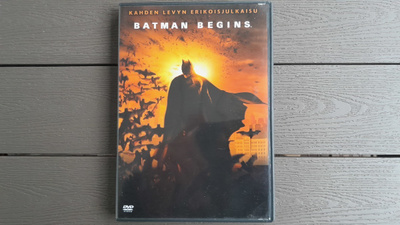DVD: Batman Begins, 2xDVD Erikoisjulkaisu (Christian Bale)