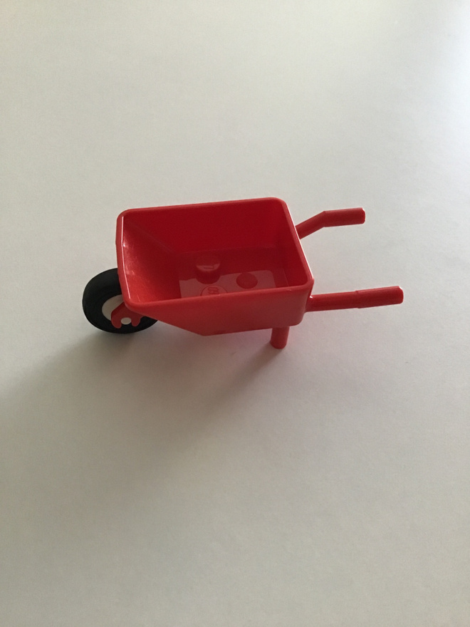 Lego punaiset kottikärryt
