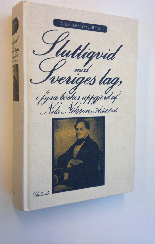 Nils Herman Quiding : Slutligvid med Sveriges lag ,  i fy...