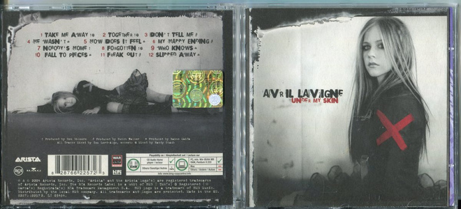 AVRIL LAVIGNE . CD-LEVY . UNDER MY SKIN