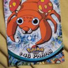 Pokemon Card TOPPS Series 1 Blue Logo #46 Paras card - pikkukuva 1