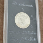 USA 1973 Eisenhower dollari - proof hopeaa - pikkukuva 2