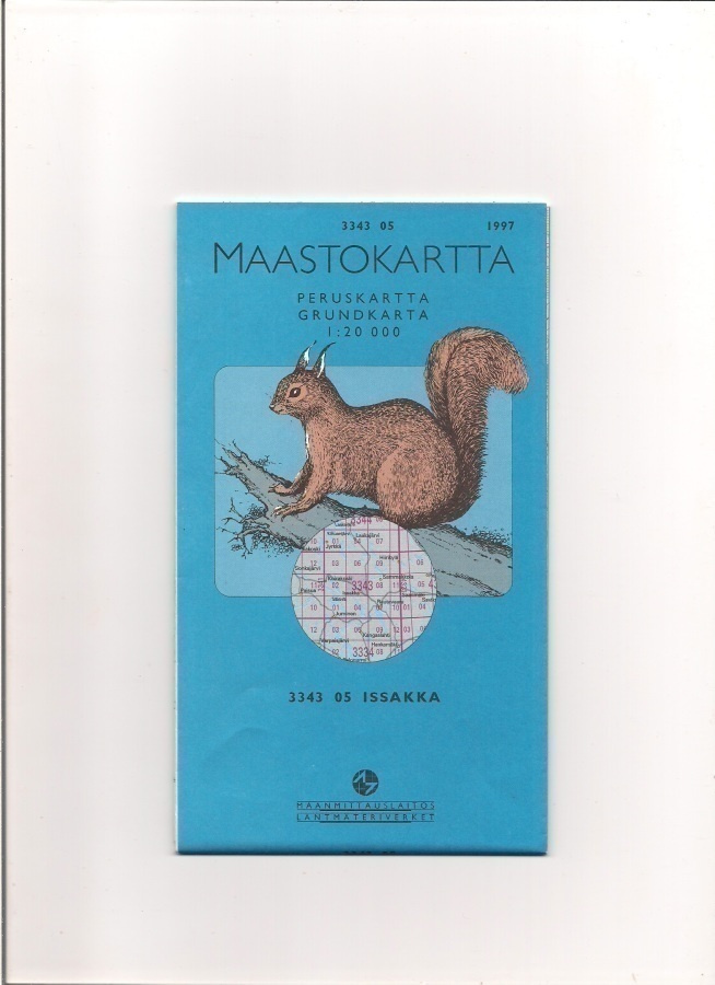 Maastokartta 1:20 000 Issakka