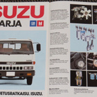 1985 Isuzu N-sarja kuorma-auto esite - KUIN UUSI - suom - pikkukuva 1