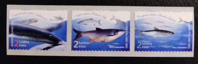 2001 Kaloja 2 lk yleismerkit **