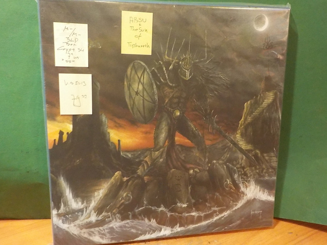 ABSU - THE SUN OF TIPHARETH M-/M- 3LP + 7'' BOX