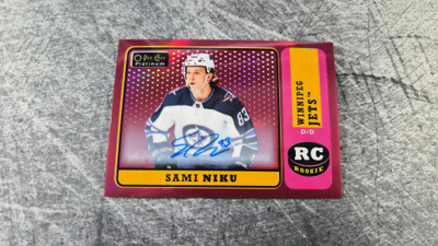 Sami Niku 2018-19 OPC Platinum Red Rainbow Auto
