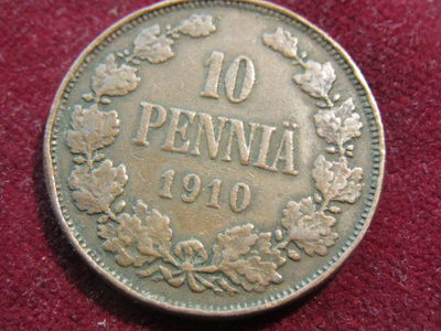 10 penniä 1910