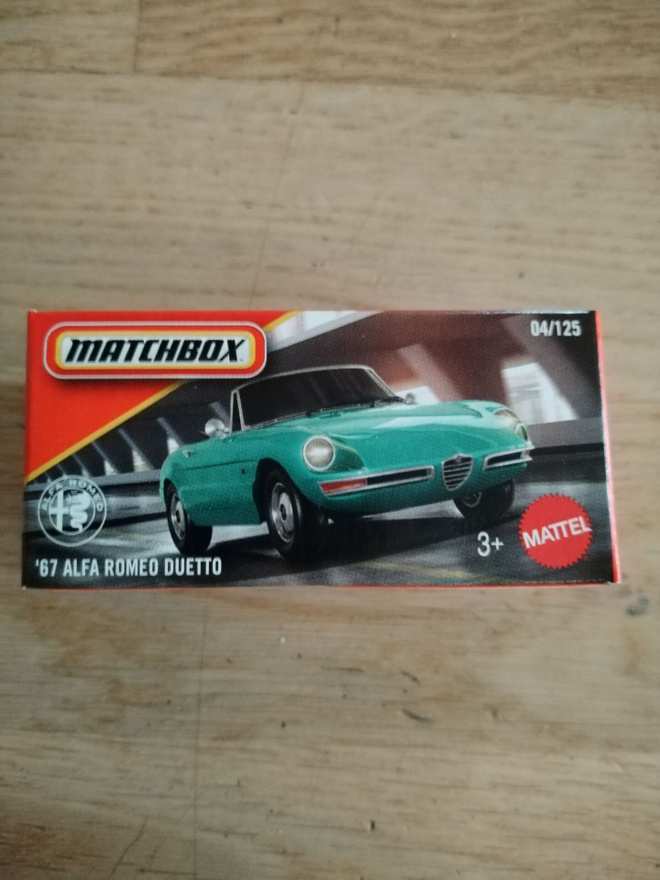 Matchbox 1967 Alfa Romeo Duetto (Powergrabs)
