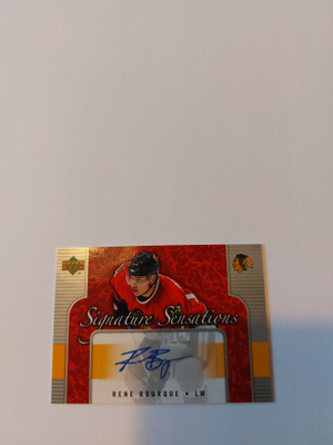 2006-07 Beehive Signature Scrapbook #SSRB Rene Bourque