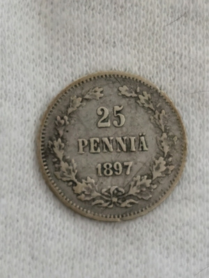 25 penniä 1897, Suomi