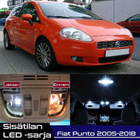 Fiat Punto (199) Sisätilan LED-sarja 13-osainen - pikkukuva 1
