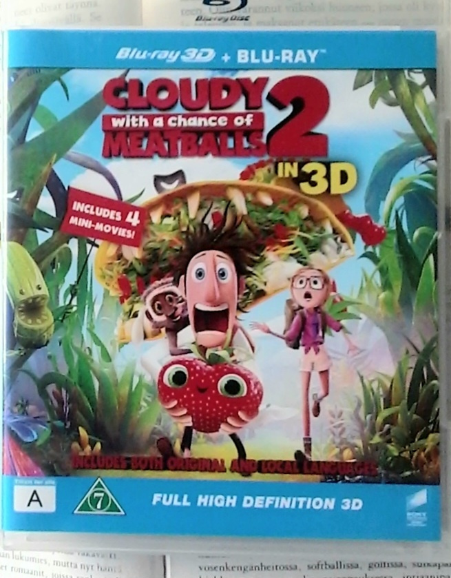 Poutapilviä ja lihapullakuuroja 2 / Cloudy with.. (Blu-ray)