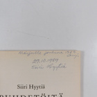 Siiri Hyytiä : Puhdetöitä (signeerattu, tekijän omiste) - pikkukuva 3