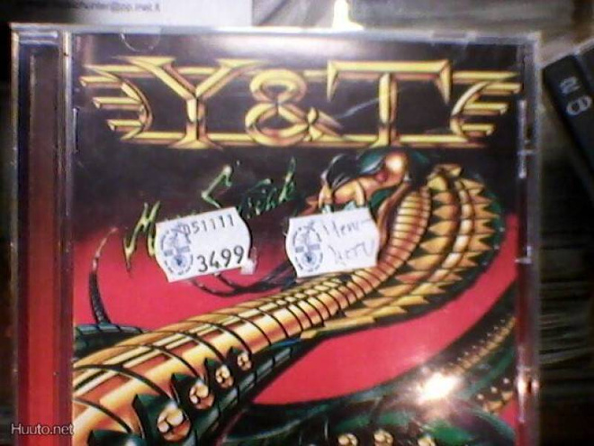 Y & T - MEAN STRIKE CD- MENNIKETIN NIMIKIRJOITUKSELLA