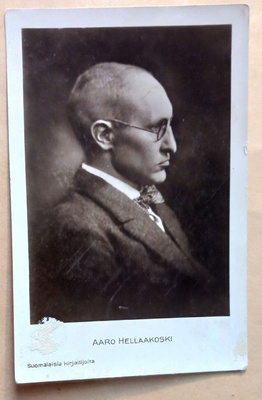 Aaro Hellaakoski - runoilija, opettaja, maantieteilijä, ei p