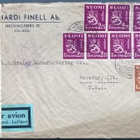 Sensuroitu lentopostikirje USA:han m/30 merkein 1940 - pikkukuva 1