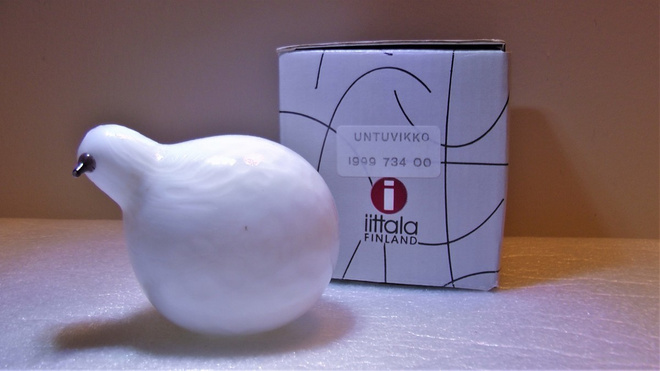 Untuvikko O. Toikka signeerattu + laatikko (Downy Chick)