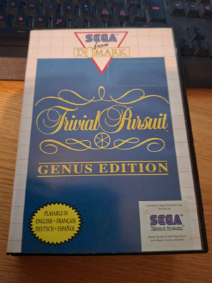 Sega Master System Trivial Pursuit CIB