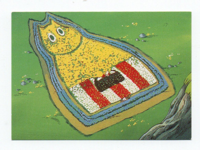 Purkkakuva Muumi . Purukumikuva . 1995