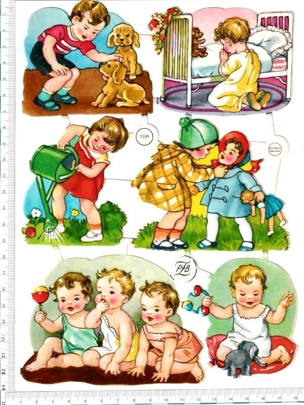* PZB 1334, suloiset lapset-arkki,oikea puoli *