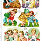 * PZB 1334, suloiset lapset-arkki,oikea puoli * - pikkukuva 1